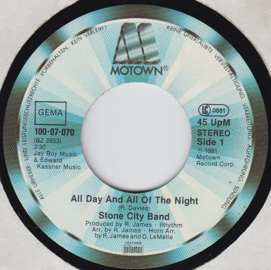 Stone City Band : All Day And All Of The Night (7", Single)