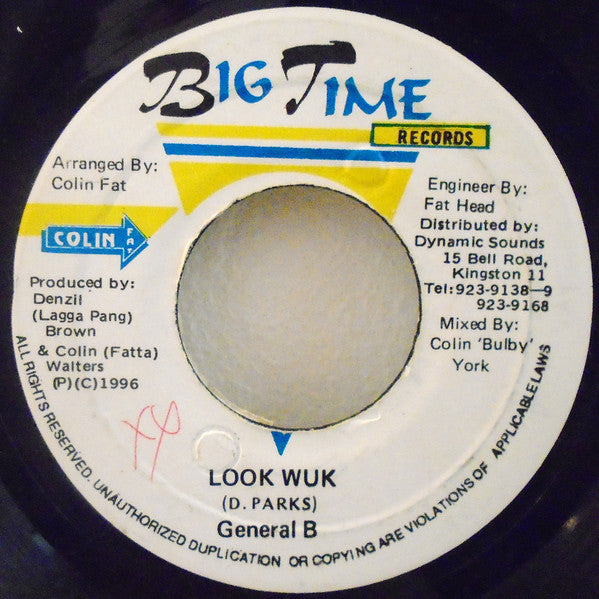 General B : Look Wuk (7")