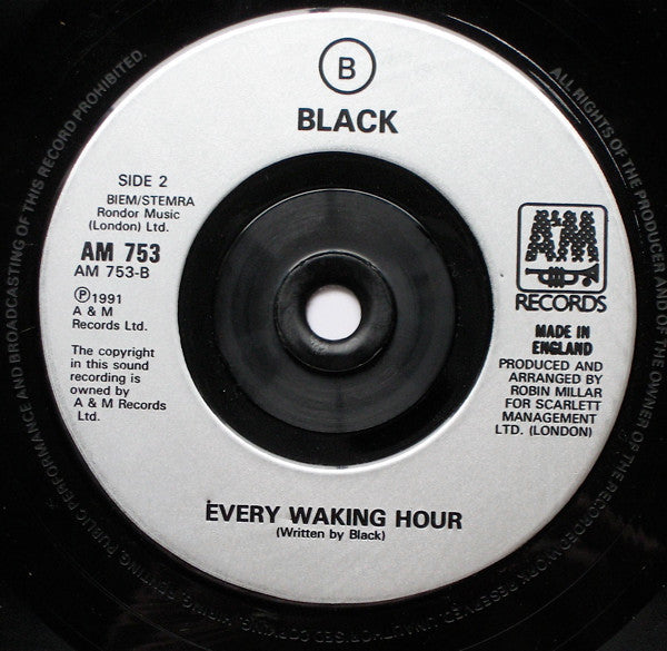 Black (2) : Here It Comes Again (7", Single)