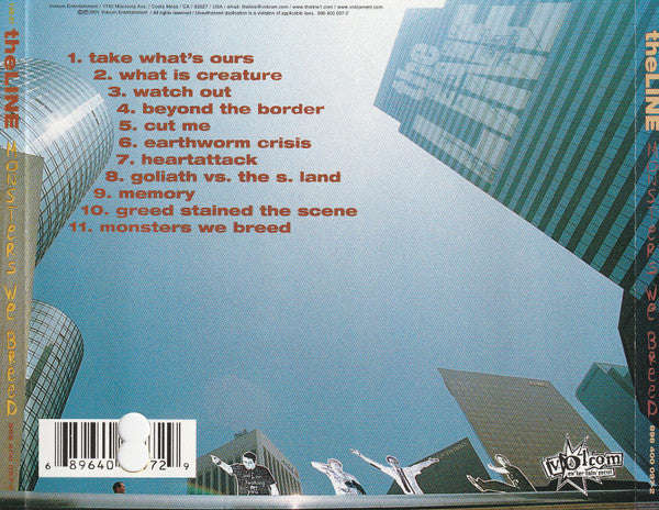 The Line (2) : Monsters We Breed (CD, Album)