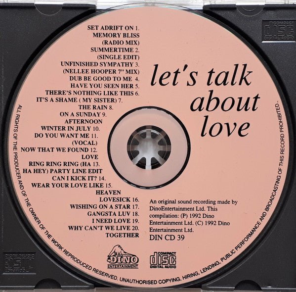 Various : Let's Talk About Love (CD, Comp)