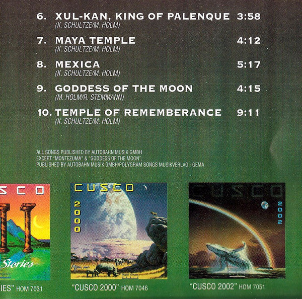 Cusco : Apurimac II: Return To Ancient America (CD, Album)