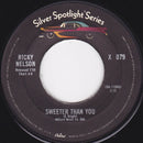 Ricky Nelson (2) : Hello Mary Lou / Sweeter Than You (7", Single)