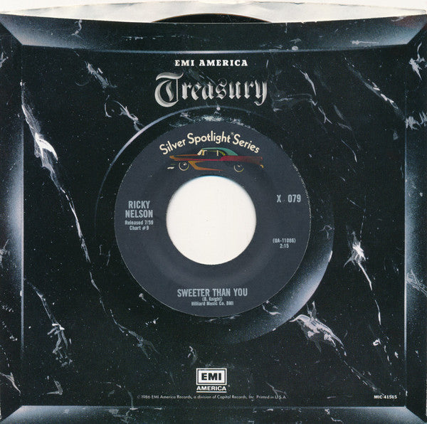 Ricky Nelson (2) : Hello Mary Lou / Sweeter Than You (7", Single)