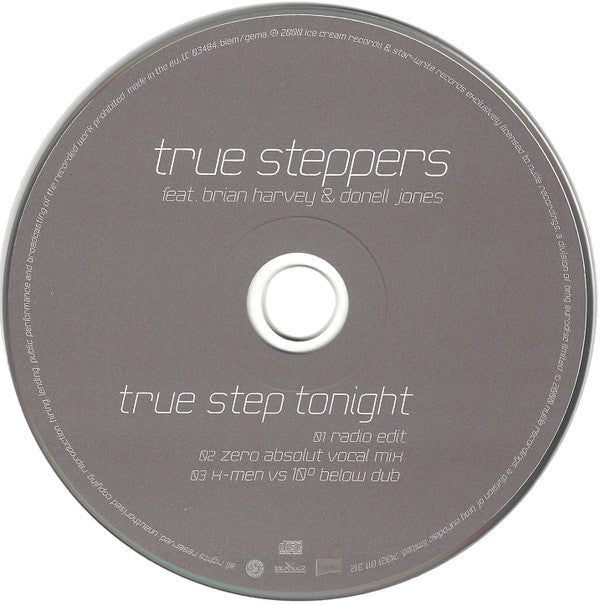 True Steppers Feat. Brian Harvey & Donell Jones : True Step Tonight (CD, Single)