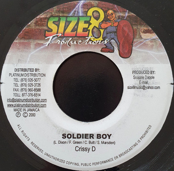 Crissy D : Soldier Boy (7")