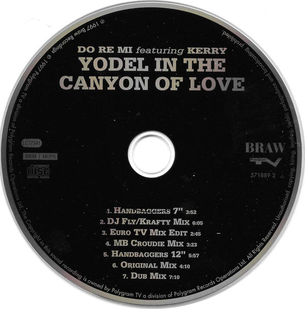 Do Re Mi Featuring Kerry McGregor : Yodel In The Canyon Of Love (CD, Maxi)