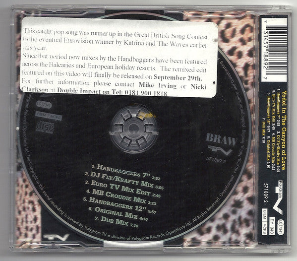 Do Re Mi Featuring Kerry McGregor : Yodel In The Canyon Of Love (CD, Maxi)