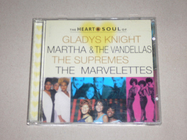 Various : The Heart & Soul Of Gladys Knight, Martha & The Vandellas, The Supremes, The Marvelettes (CD, Comp, RP)