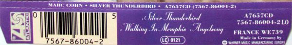 Marc Cohn : Silver Thunderbird (CD, Single)