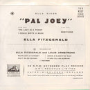 Ella Fitzgerald : Ella Sings "Pal Joey" (7", EP)