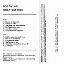 Bob Dylan : Greatest Hits (Cass, Comp, RE)