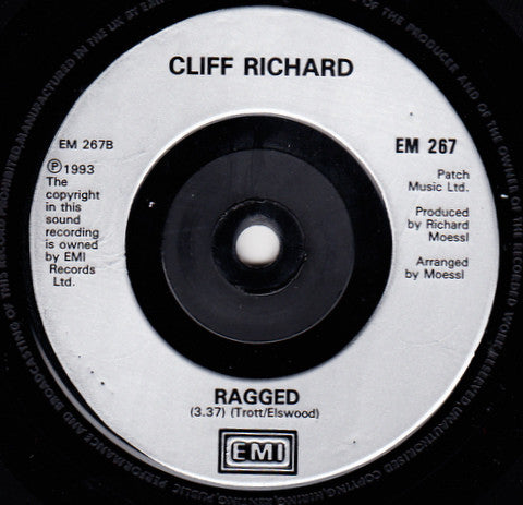 Cliff Richard : Human Work Of Art (7", Single)