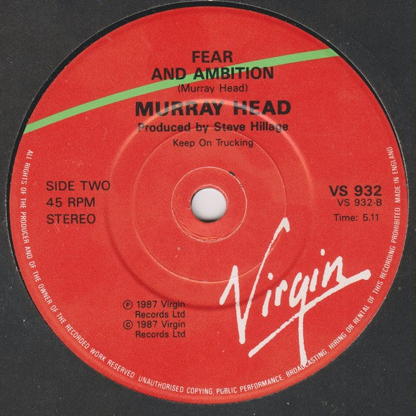 Murray Head : In The Heart Of You (7", Single)