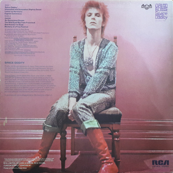 David Bowie : Space Oddity (LP, Album, RE)