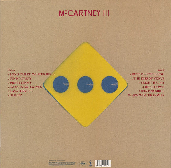 McCartney* : McCartney III (LP, Album, Ltd, RE, Tri)