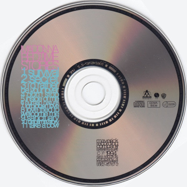 Madonna : Bedtime Stories (CD, Album)