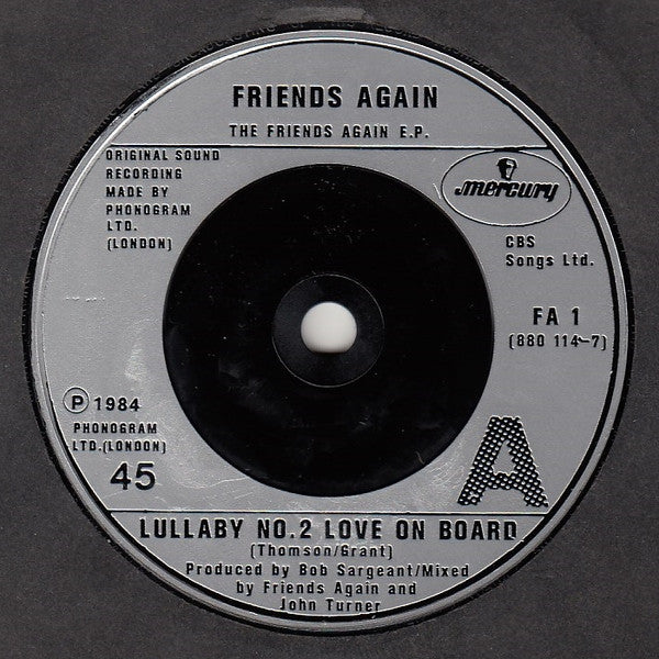 Friends Again : The Friends Again EP (7", Single)