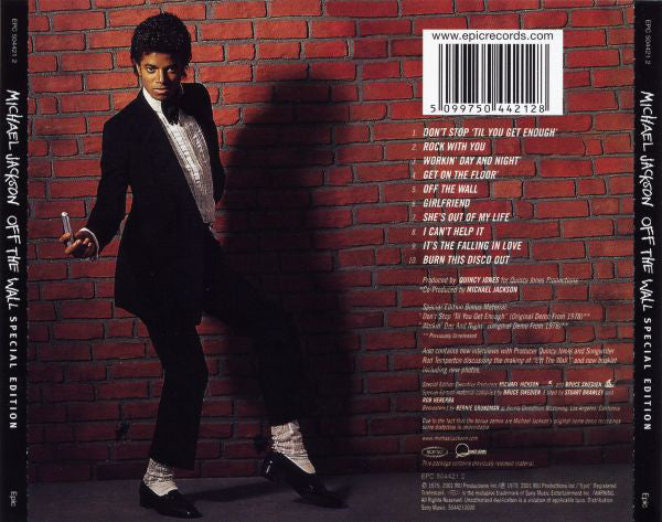 Michael Jackson : Off The Wall (CD, Album, RE, RM, S/Edition)
