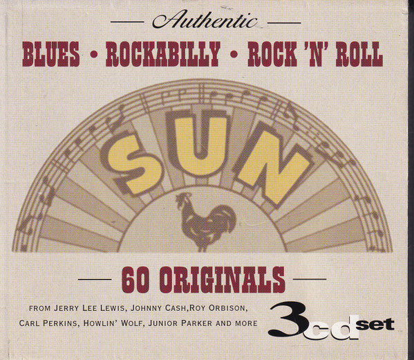Various : Authentic Blues • Rockabilly • Rock'n'Roll (3xCD, Comp + Box, Comp)