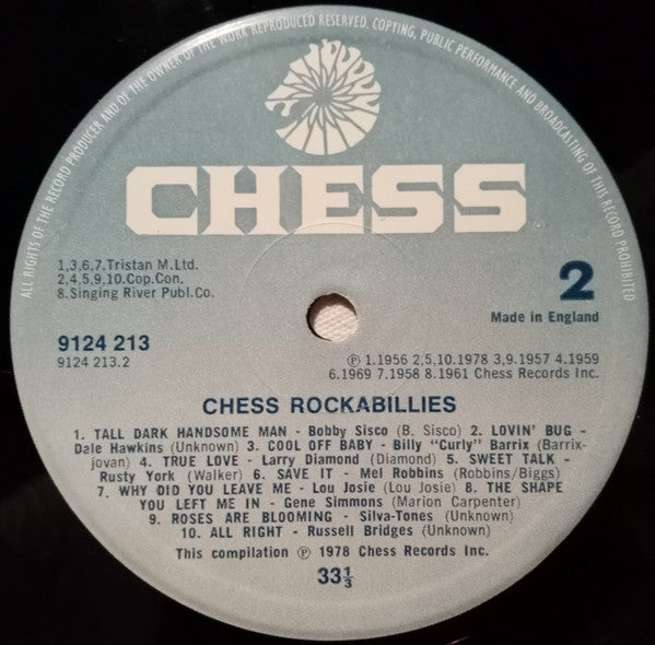 Various : Chess Rockabillies (LP, Comp)