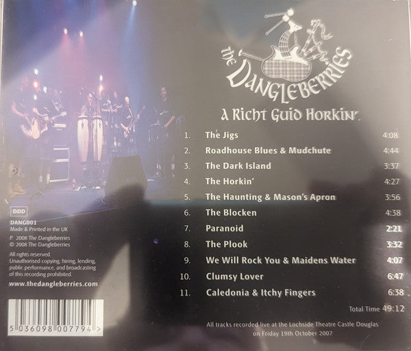 The Dangleberries : A Richt Guid Horkin' (CD, Album)