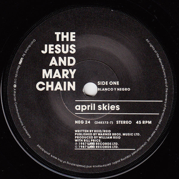 The Jesus And Mary Chain : April Skies (2x7", Single, Ltd, Pap)