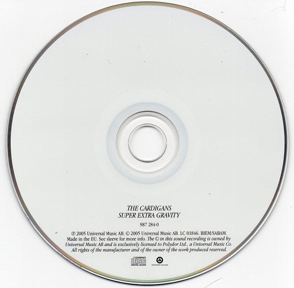 The Cardigans : Super Extra Gravity (CD, Album, S/Edition)