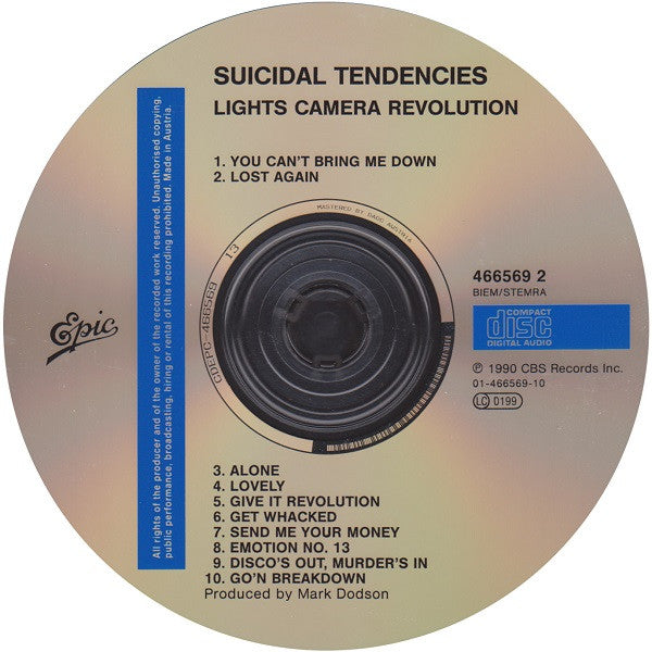 Suicidal Tendencies : Lights Camera Revolution (CD, Album)