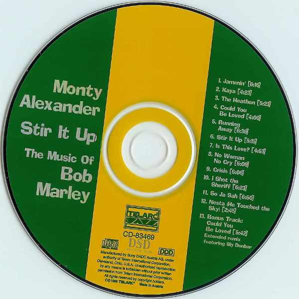 Monty Alexander : Stir It Up - The Music Of Bob Marley (CD, Album)