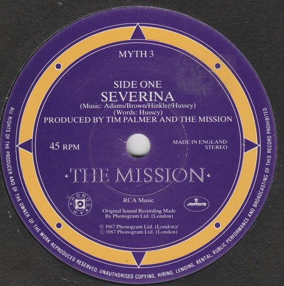 The Mission : V (7", Single, Pur)