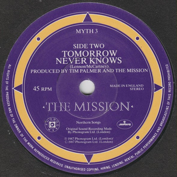 The Mission : V (7", Single, Pur)