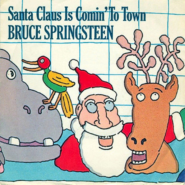 Bruce Springsteen : Santa Claus Is Comin' To Town (7", Single, Promo)