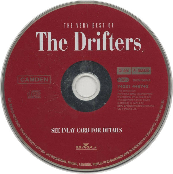 The Drifters : The Very Best Of The Drifters (CD, Album, Comp)