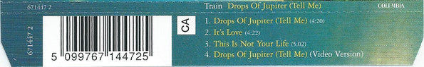 Train (2) : Drops Of Jupiter (Tell Me) (CD, Single, Enh)