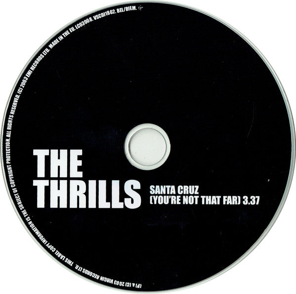 The Thrills : Santa Cruz (You're Not That Far) (CD, Single, Promo)