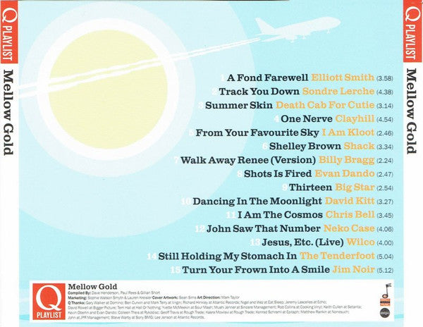 Various : Q Playlist: Mellow Gold - 15 Soothing Sounds For Summer (CD, Comp)