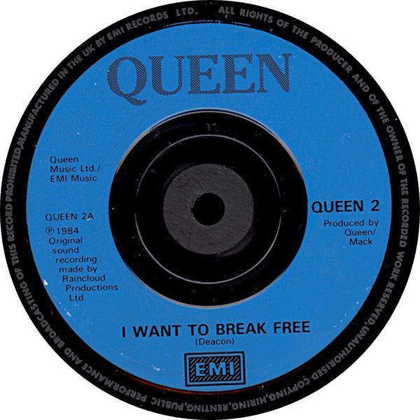 Queen : I Want To Break Free (7", Single, FPW)