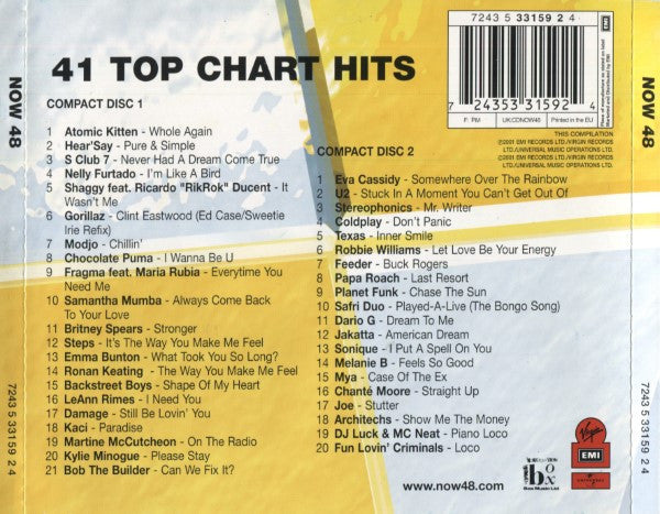 Various : Now That's What I Call Music! 48 (2xCD, Comp)