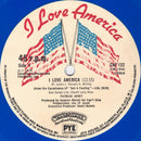 Patrick Juvet : I Love America (12", Single, Ltd, Blu)