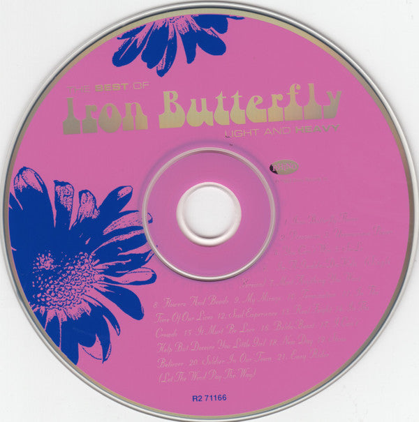 Iron Butterfly : Light And Heavy: The Best Of Iron Butterfly (CD, Comp, RE, RM)