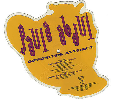 Paula Abdul : Opposites Attract (7", Shape, Pic)