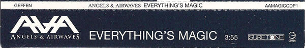 Angels & Airwaves : Everything's Magic (CD, Single, Promo)