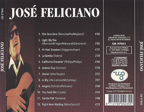 José Feliciano : José Feliciano (CD, Comp)