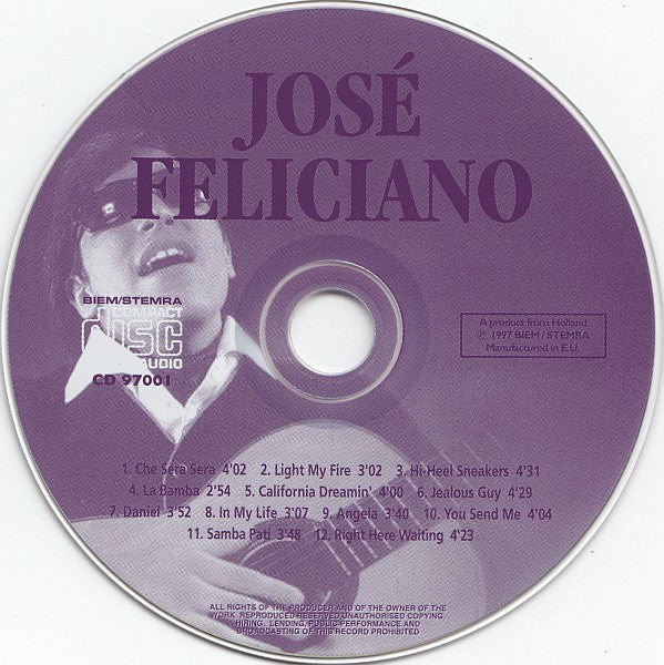 José Feliciano : José Feliciano (CD, Comp)