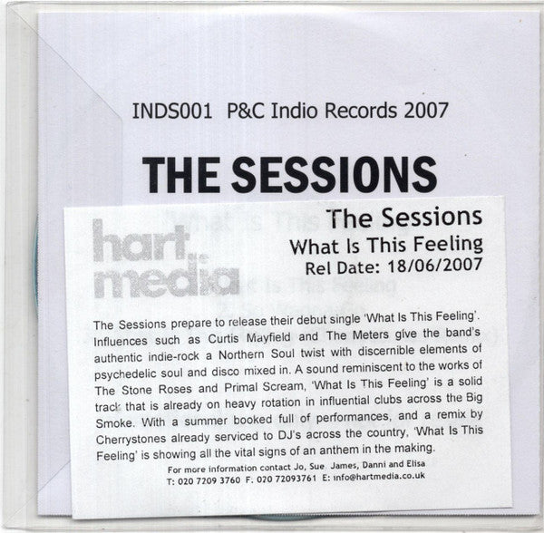The Sessions (5) : What Is This Feeling (CDr, Single, Promo)