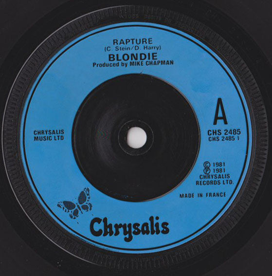 Blondie : Rapture (7", Single)