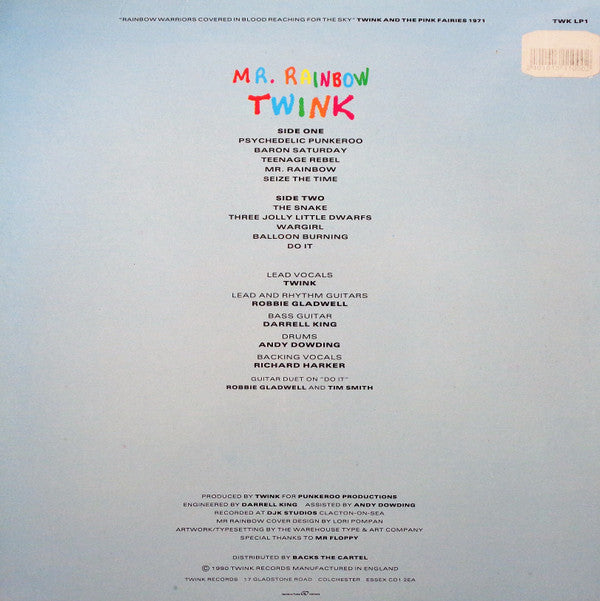 Twink (4) : Mr. Rainbow (LP)