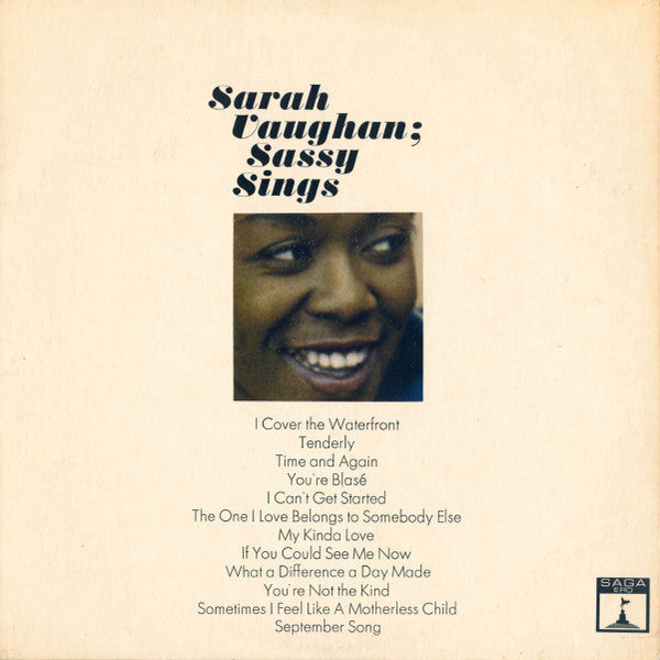 Sarah Vaughan : Sassy Sings (LP, Comp)