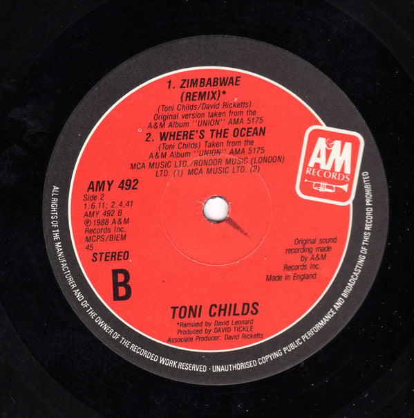 Toni Childs : Zimbabwae (12")
